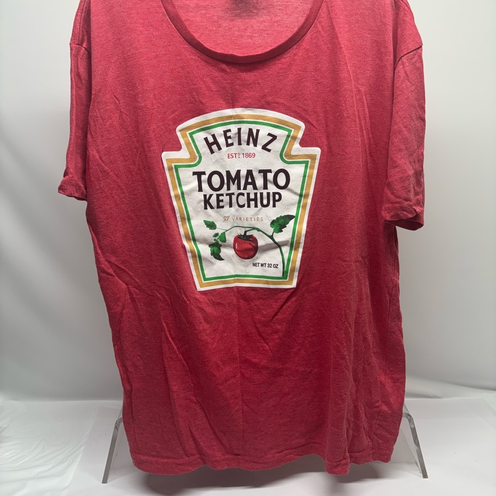 Red Heinz Tomato Ketchup Graphic T-Shirt for Men